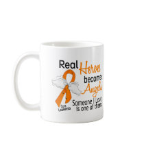 Heroes Become Angels Leukemia mugs