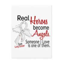 Heroes Become Angels Lung Cancer Post Cards