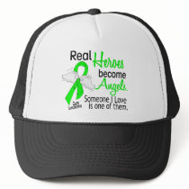 Heroes Become Angels Lymphoma hats by awarenessgifts Heroes Become Angels Lymphoma hats