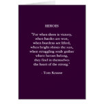 HEROES GREETING CARDS