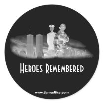 Heroes Remembered stickers