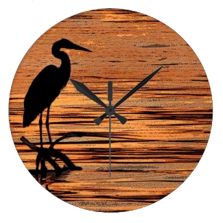 Heron at Sunset