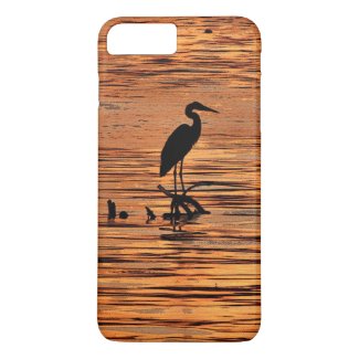 Heron at Sunset iPhone 7 Plus Case