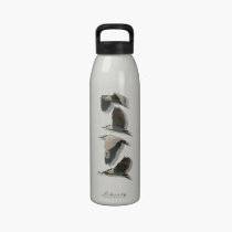 Heron in Flight Water Bottle water bottles