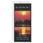 Heron in Sunset Rack Card