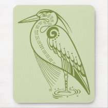 Heron Mouse Pads