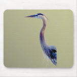 Heron Portrait Mouse Pads