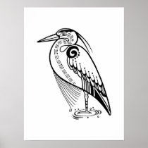 Heron Poster