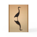 Heron Silhouette cards