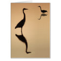 Heron Silouette cards