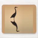 Heron Silouette mousepads