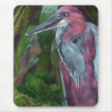 Heron Standing Alone 2 Mousepad