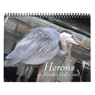 Herons Large and Small Calendar