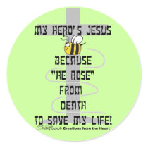 Hero's Jesus stickers