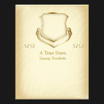 Hero's Photo (Personalized Scrapbook Paper) letterhead