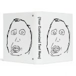 Herp Derp Idiot Rage Face Meme binders