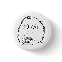 Herp Derp Idiot Rage Face Meme Button
