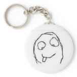 Herp Derp Rage Comic Key Chain