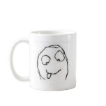 Herp Derp Rage Comic Coffee Mugs
