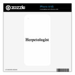 Herpetologist iPhone 4S Skin