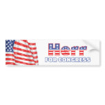 Herr for Congress Patriotic American Flag Bumper Sticker