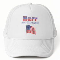 Herr for Congress Patriotic American Flag Hat