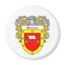 Herrera Coat of Arms (Mantled) magnets