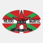 HERRI NORTE TALDEA OVAL STICKER