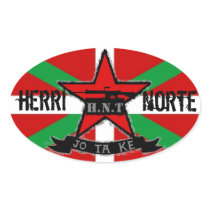 HERRI NORTE TALDEA OVAL STICKER