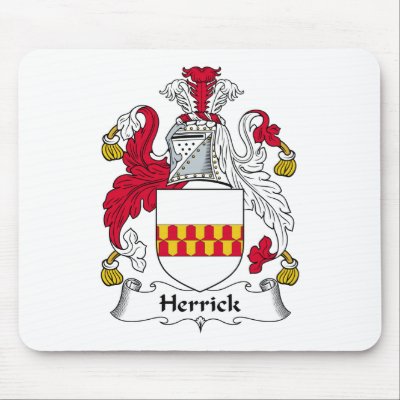Herrick Family Crest Mouse Pad by coatsofarms