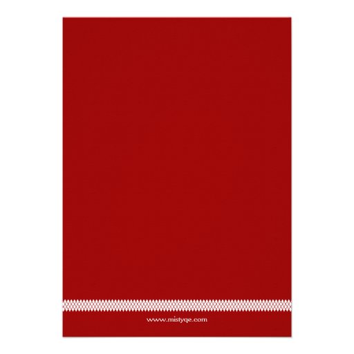 Herringbone Star Bar Mitzvah Invitation