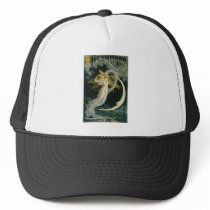 Herrmann ~ Maid of the Moon Vintage Magician Act Mesh Hats