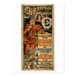 Herrmann the Great Co. Retro Theater Post Card