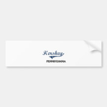 Hershey Pennsylvania City Classic Bumper Stickers