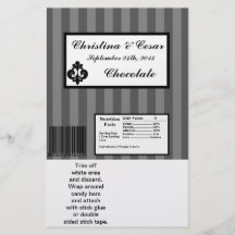 Hershey's Large Bar Wrapper Black Gray Flourish St Full Color Flyer