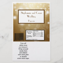 Hershey's Large Bar Wrapper Christmas Copper Blur Custom Flyer