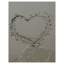 Herz im Sand flyers