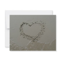 Herz im Sand invitations by orange71 Herz im Sand invitations