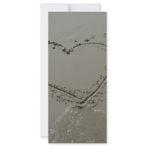Herz im Sand rack cards
