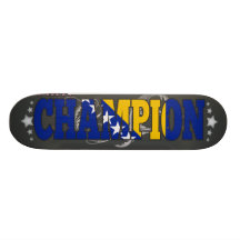 Herzegovian and a Champion Skateboard Decks