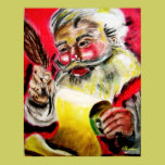 "He's Checking His List" posters