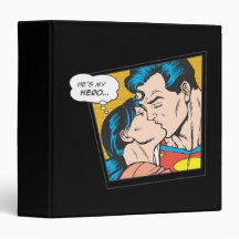 He's my hero 3 ring binder