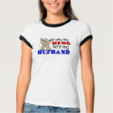 He's my Hero and Husband t-shirts