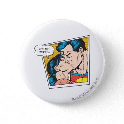He's my hero buttons