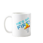 He's on FIRE! mugs
