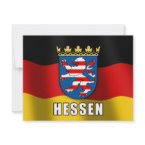 Hessen coat of arms personalized announcement