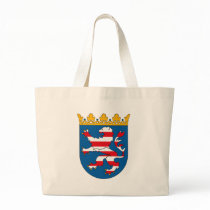 Hessen Coat of Arms Tote Bag by FlagTshirts Hessen Coat of Arms Tote Bag