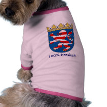Hessen - Coat OF of arm/coat of arms - Dogshirt Pet Shirt