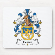 Hessen Family Crest mousepads