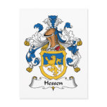 Hessen Family Crest Post Cards